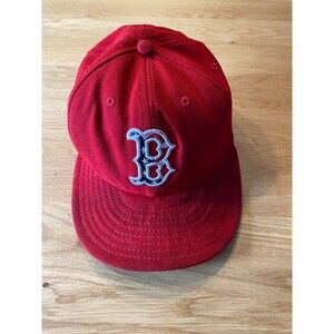 Boston Red Sox American Flag Hat On-Field Cool Base Fitted 7 Made USA RARE